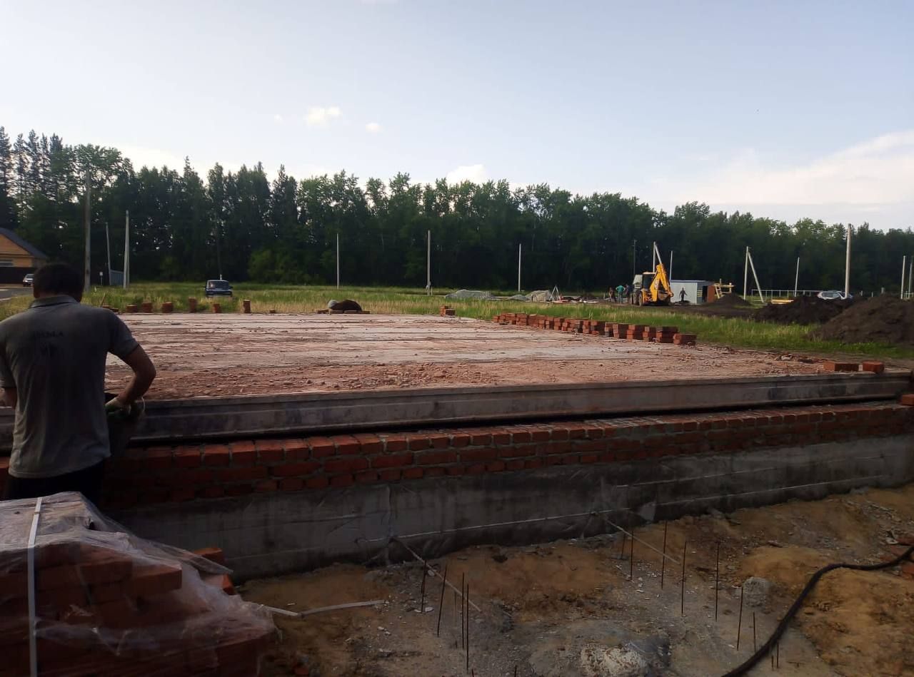 Заливка ленточного фундамента для блокированной застройки — фото 1