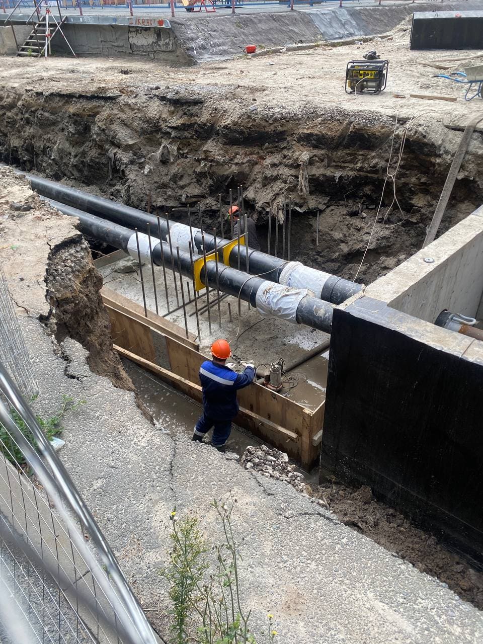 Фундамент под коллектор — фото 1